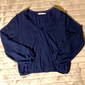 Francesca’s Navy Blouse